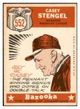 1959 Topps Baseball #552 Casey Stengel A.S. Yankees NR-MT 532427