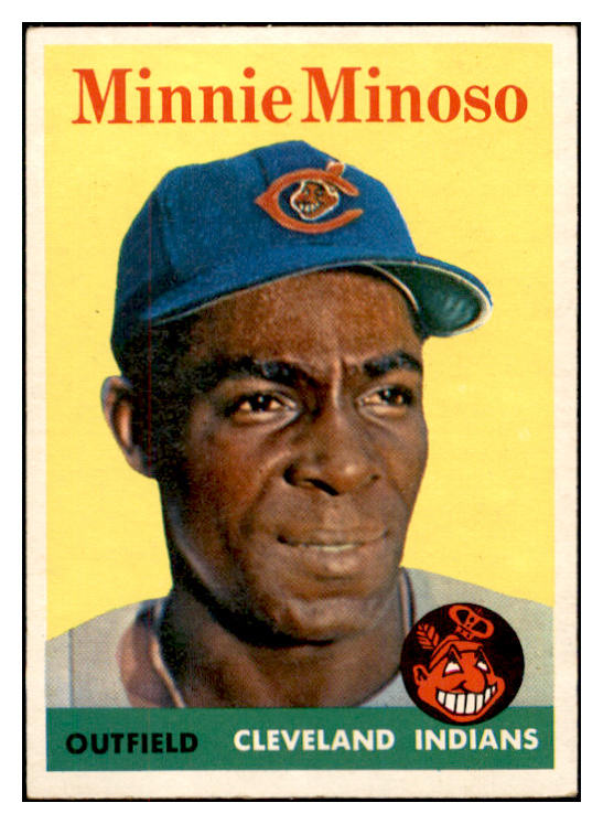 1958 Topps Baseball #295 Minnie Minoso Indians EX-MT 532432
