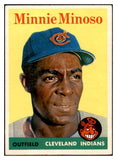 1958 Topps Baseball #295 Minnie Minoso Indians EX-MT 532432