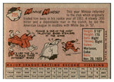 1958 Topps Baseball #295 Minnie Minoso Indians EX-MT 532432