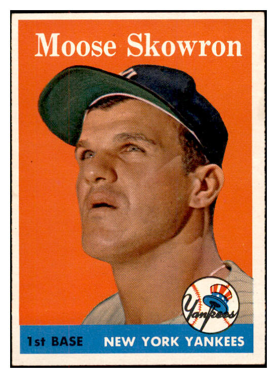1958 Topps Baseball #240 Bill Skowron Yankees EX-MT 532433