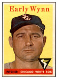 1958 Topps Baseball #100 Early Wynn White Sox EX-MT 532435