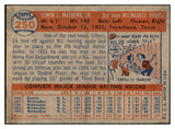 1957 Topps Baseball #250 Eddie Mathews Braves EX-MT 532437