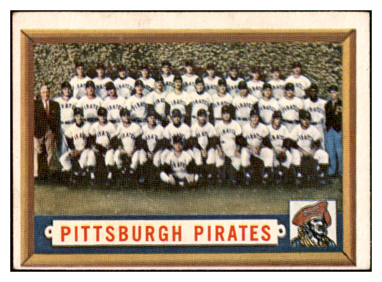1957 Topps Baseball #161 Pittsburgh Pirates Team VG-EX 532441