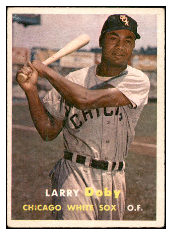 1957 Topps Baseball #085 Larry Doby White Sox VG-EX 532445