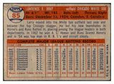 1957 Topps Baseball #085 Larry Doby White Sox VG-EX 532445