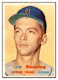 1957 Topps Baseball #338 Jim Bunning Tigers EX-MT 532459