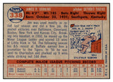 1957 Topps Baseball #338 Jim Bunning Tigers EX-MT 532459
