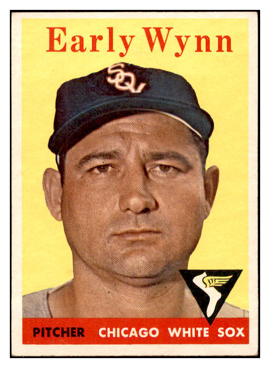 1958 Topps Baseball #100 Early Wynn White Sox EX+/EX-MT 532466