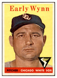 1958 Topps Baseball #100 Early Wynn White Sox EX+/EX-MT 532466