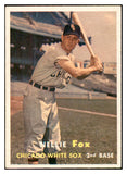 1957 Topps Baseball #038 Nellie Fox White Sox EX-MT 532469