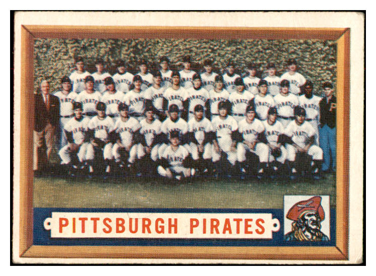 1957 Topps Baseball #161 Pittsburgh Pirates Team VG-EX 532474