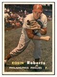 1957 Topps Baseball #015 Robin Roberts Phillies EX 532479