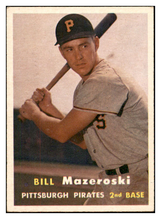1957 Topps Baseball #024 Bill Mazeroski Pirates EX+/EX-MT 532480