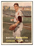 1957 Topps Baseball #212 Rocky Colavito Indians EX+/EX-MT 532481