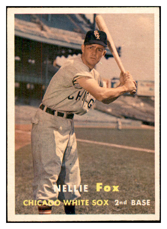 1957 Topps Baseball #038 Nellie Fox White Sox EX-MT 532482