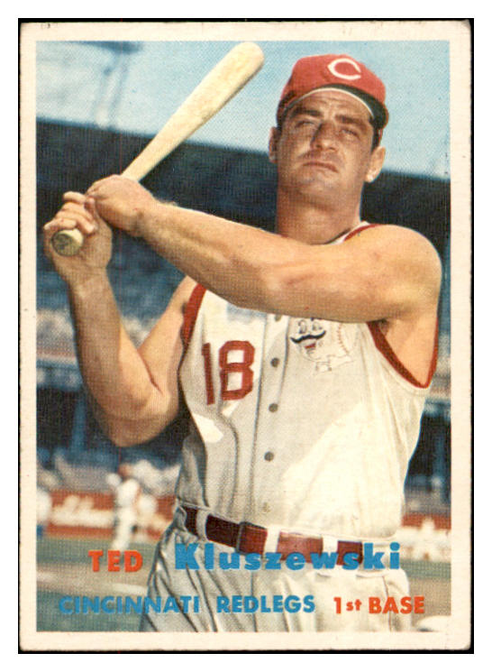 1957 Topps Baseball #165 Ted Kluszewski Reds VG-EX 532485