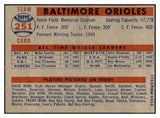 1957 Topps Baseball #251 Baltimore Orioles Team EX-MT 532486