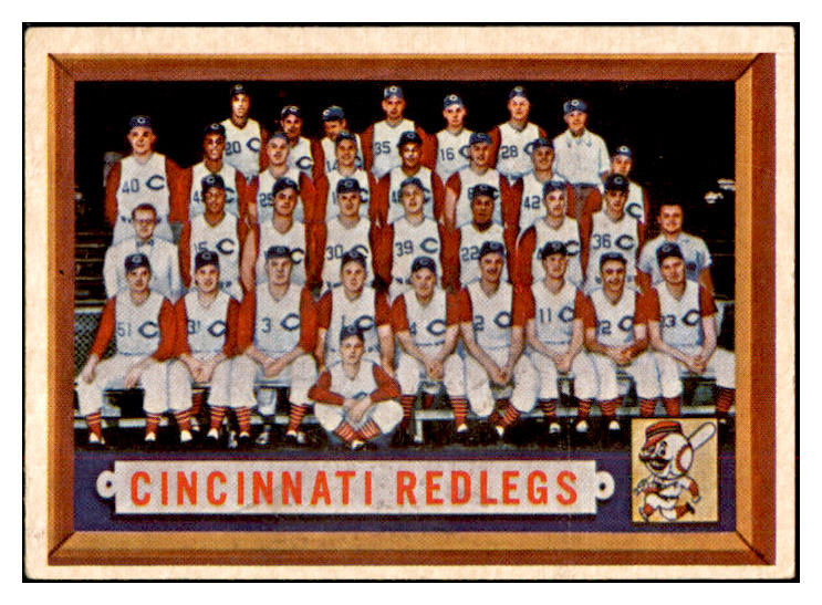 1957 Topps Baseball #322 Cincinnati Reds Team EX-MT 532487