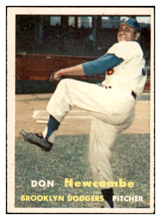 1957 Topps Baseball #130 Don Newcombe Dodgers EX-MT 532491