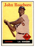 1958 Topps Baseball #042 John Roseboro Dodgers VG-EX 532496