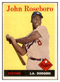 1958 Topps Baseball #042 John Roseboro Dodgers EX+/EX-MT 532502