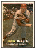 1957 Topps Baseball #015 Robin Roberts Phillies EX-MT 532506