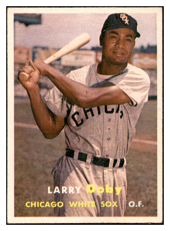 1957 Topps Baseball #085 Larry Doby White Sox EX-MT 532507