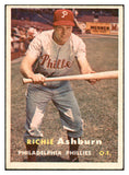 1957 Topps Baseball #070 Richie Ashburn Phillies EX-MT 532508