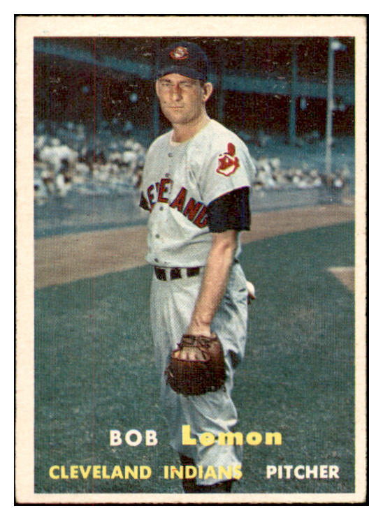1957 Topps Baseball #120 Bob Lemon Indians EX-MT 532509