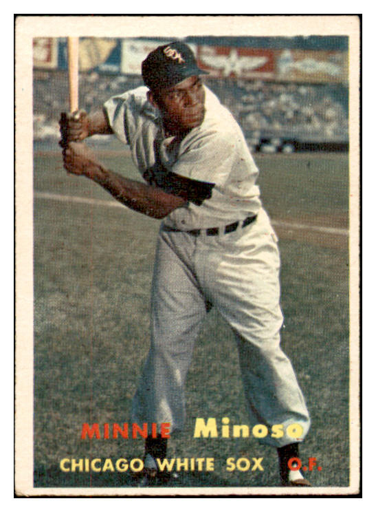 1957 Topps Baseball #138 Minnie Minoso White Sox EX 532511