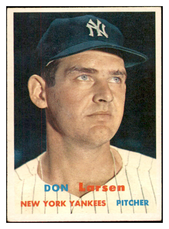 1957 Topps Baseball #175 Don Larsen Yankees EX 532513