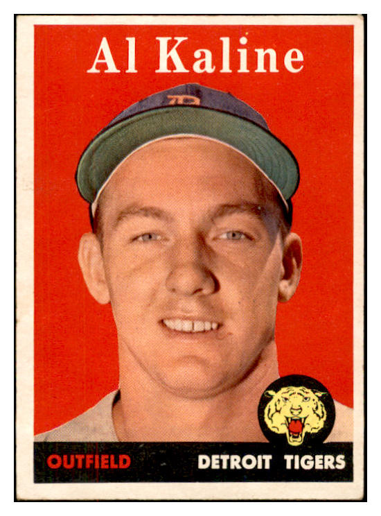 1958 Topps Baseball #070 Al Kaline Tigers EX-MT 532521