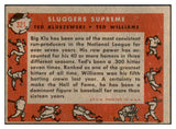1958 Topps Baseball #321 Ted Williams Ted Kluszewski EX-MT 532523