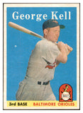1958 Topps Baseball #040 George Kell Orioles EX-MT 532527