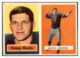 1957 Topps Football #031 George Blanda Bears VG-EX 532534