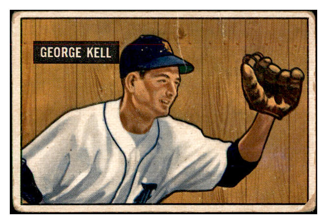 1951 Bowman Baseball #046 George Kell Tigers Good 532540