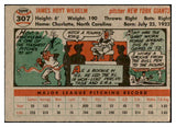 1956 Topps Baseball #307 Hoyt Wilhelm Giants VG 532542