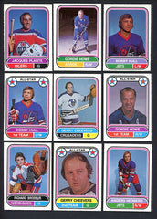 1975 O Pee Chee WHA Hockey Complete Set EX-MT/NR-MT Howe Hull 532547