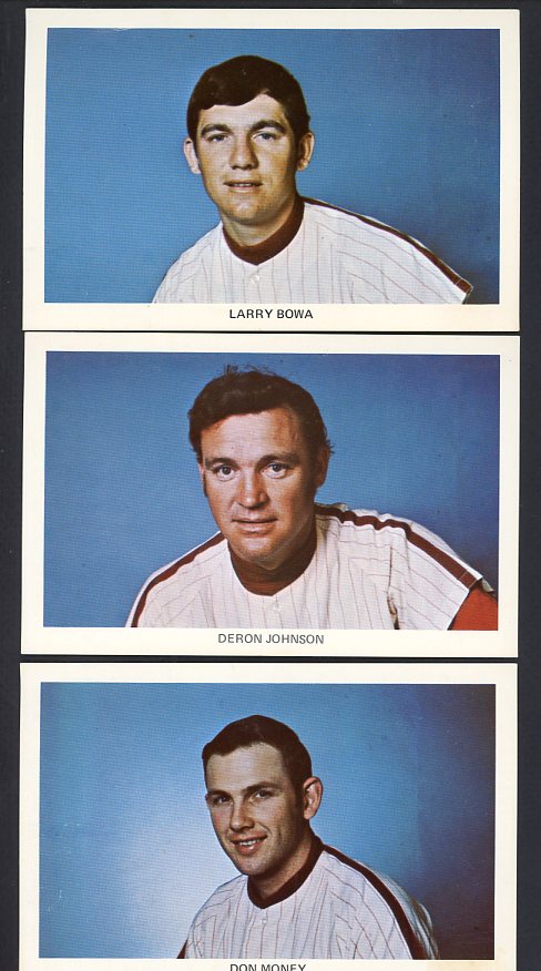 1972 Ticketron Phillies Set Lot 5 Diff VG-EX/EX Bowa Money 532548