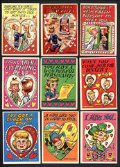1959 Topps Funny Valentines Set Lot 53 Diff VG 532553