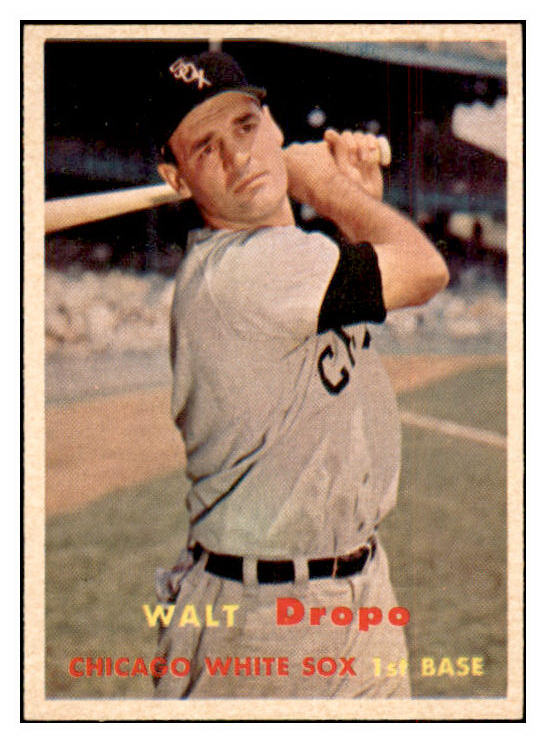 1957 Topps Baseball #257 Walt Dropo White Sox EX-MT 532559