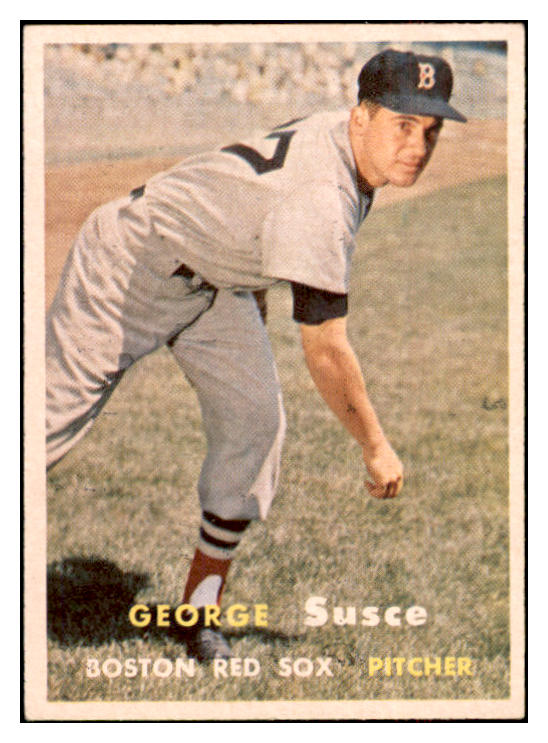1957 Topps Baseball #229 George Susce Red Sox EX-MT 532562