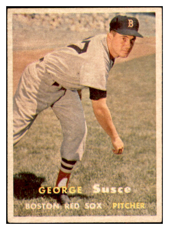 1957 Topps Baseball #229 George Susce Red Sox EX-MT 532563
