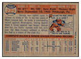 1957 Topps Baseball #229 George Susce Red Sox EX-MT 532563