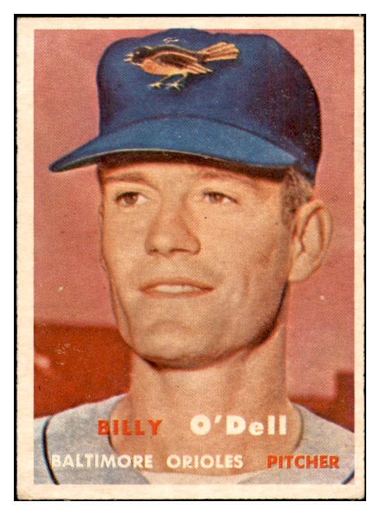 1957 Topps Baseball #316 Billy O'Dell Orioles EX-MT 532569