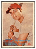 1957 Topps Baseball #305 Chico Fernandez Phillies EX-MT 532570