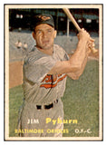 1957 Topps Baseball #276 Jim Pyburn Orioles EX-MT 532574