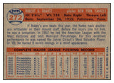 1957 Topps Baseball #272 Bobby Shantz Yankees EX-MT 532576
