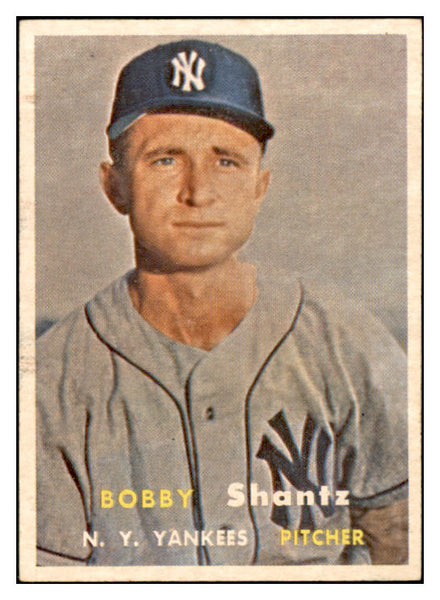1957 Topps Baseball #272 Bobby Shantz Yankees EX-MT 532577